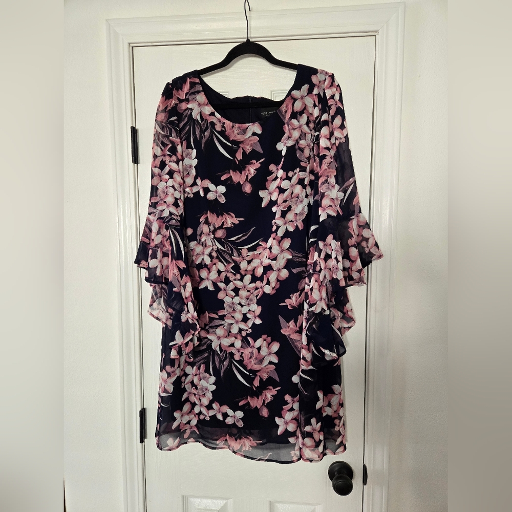 Connected Apparel Floral Dress